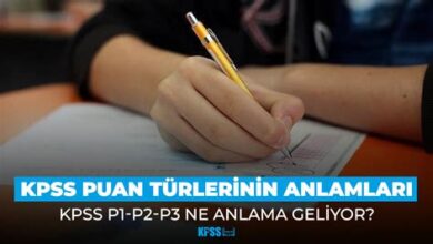 KPSS Puan Türleri ve Anlamı